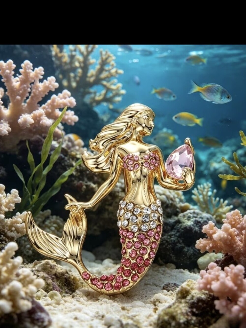 Mermaid Tiny Brooch NEW